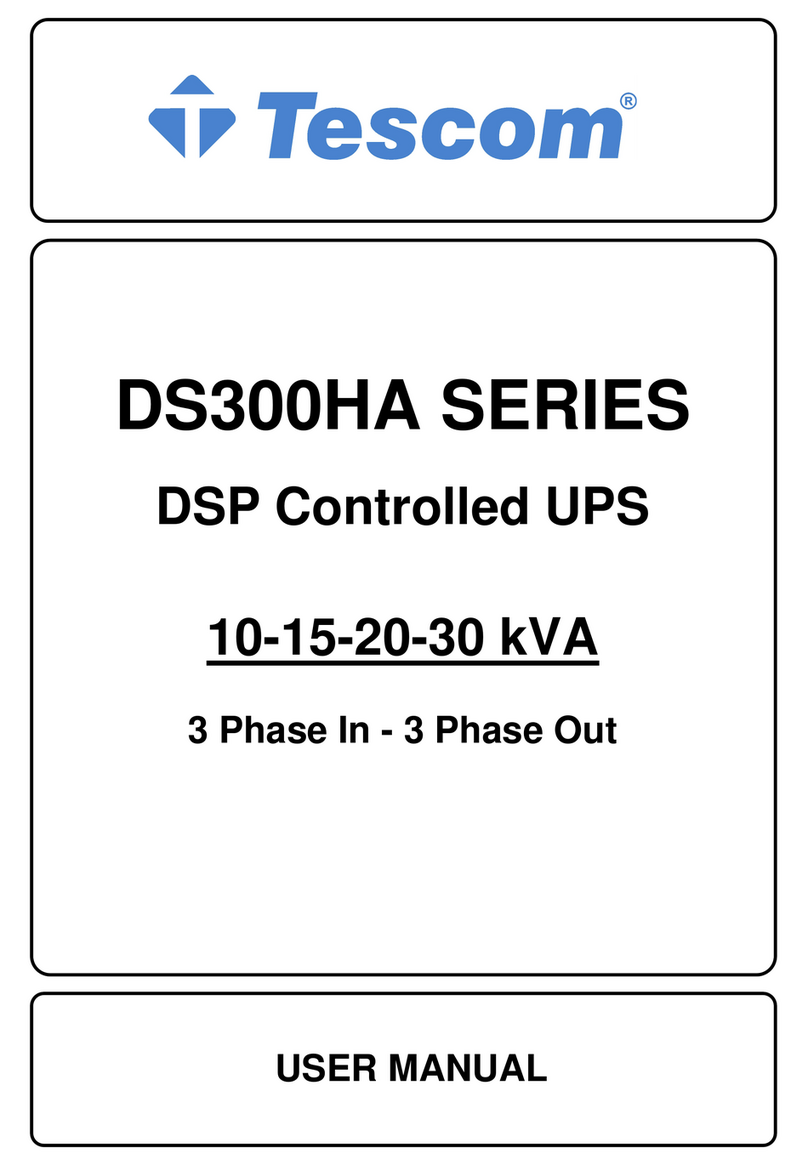 Tescom DS310HA User manual