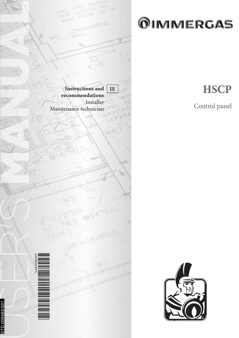 Immergas HSCP User manual