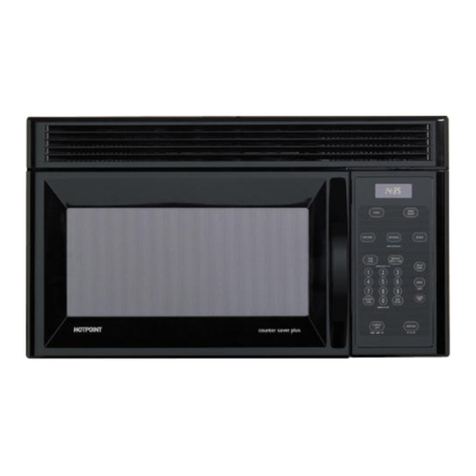 Hotpoint Counter Saver Plus RVM1435 owner's manual
