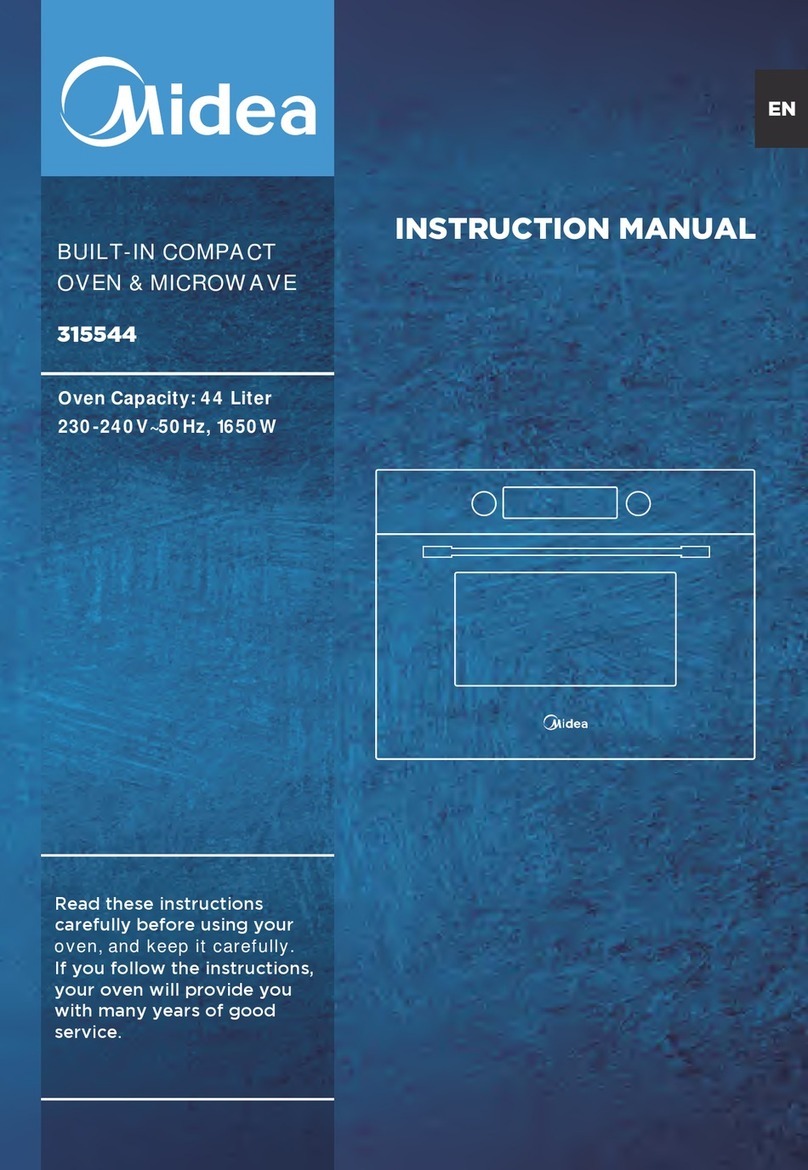 Midea 315544 instruction manual