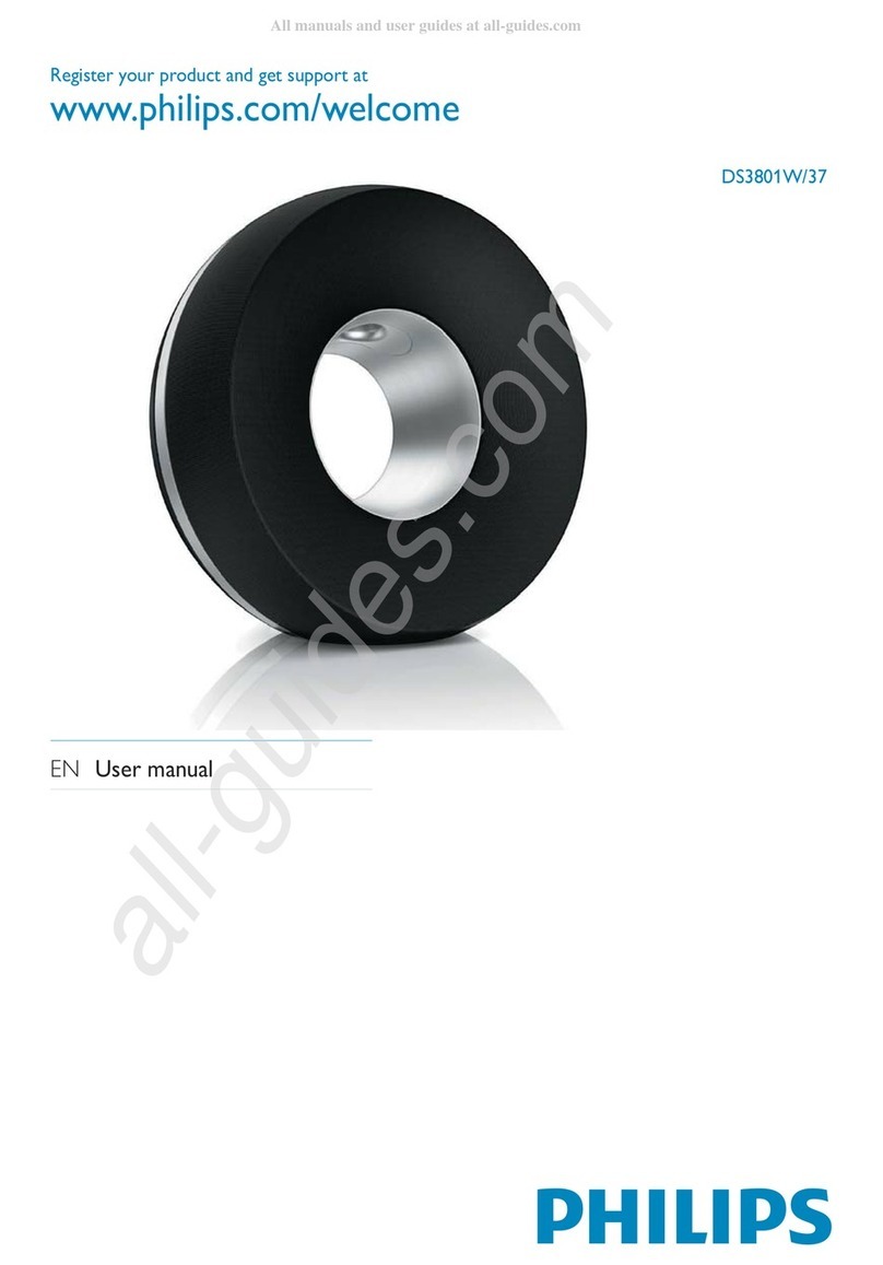 Philips Fidelio SoundRing DS3801W/37 user manual