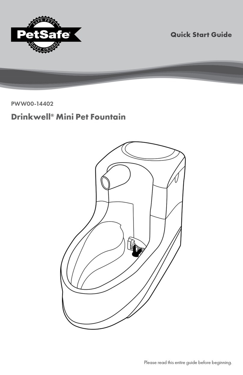 Petsafe Drinkwell PWW00-14402 quick start guide