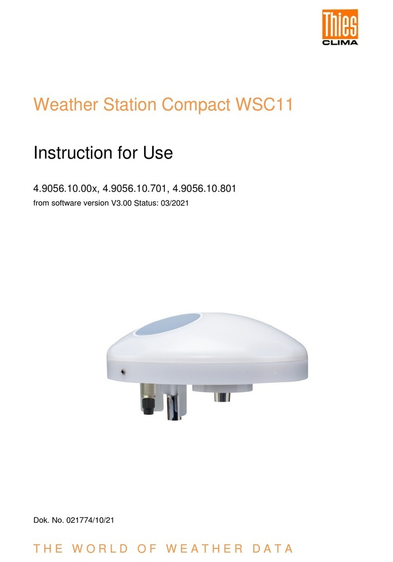 Thies CLIMA Compact WSC11 User manual