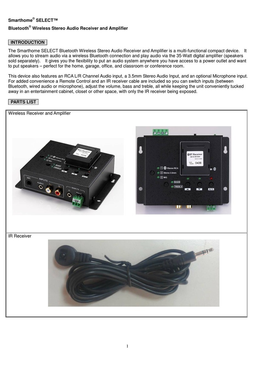 smart home SELECT VAI-2007E201 manual