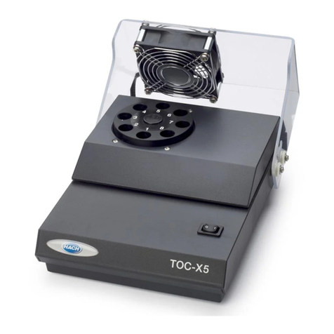 Hach TOC-X5 User manual