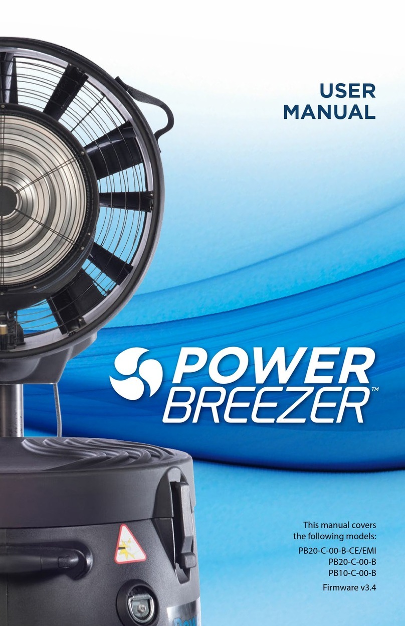 Power Breezer PB20-C-00-B-CE/EMI user manual