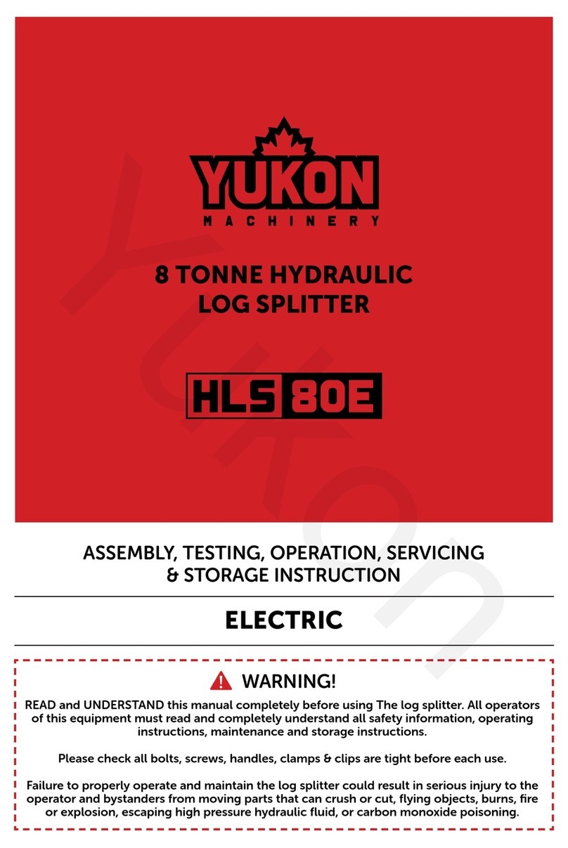 Yukon HLS80E Assembly, testing, operation, servicing & storage instruction