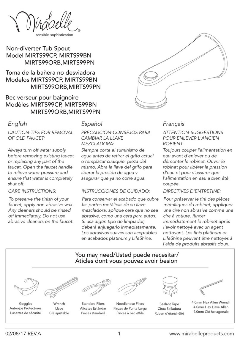 Mirabelle MIRTS99CP User manual