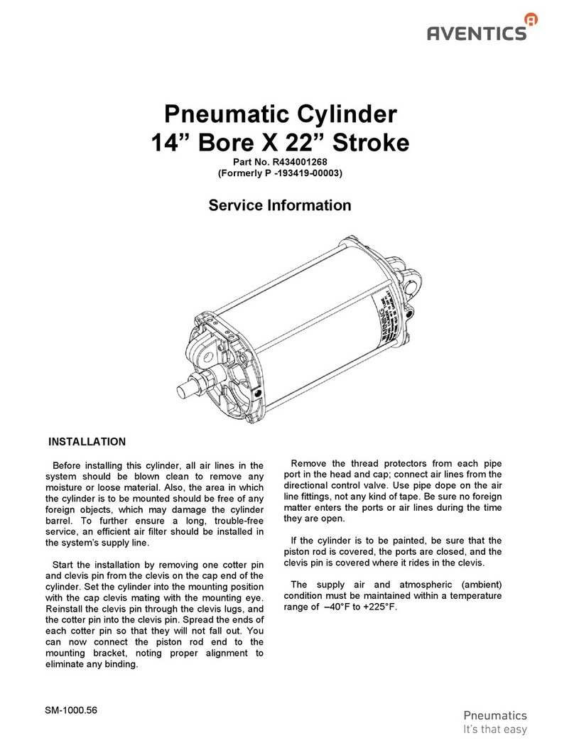 Aventics R434001268 Operating and installation instructions