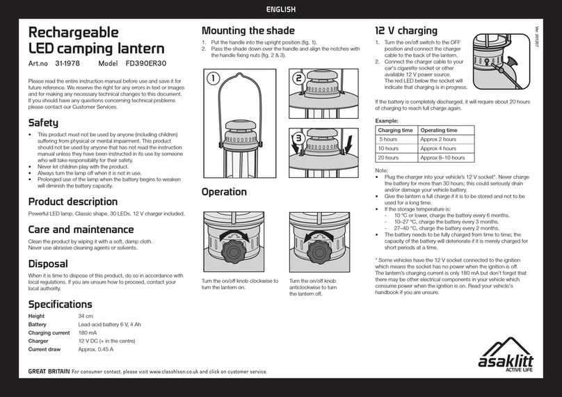 Asaklitt FD390ER30 quick start guide