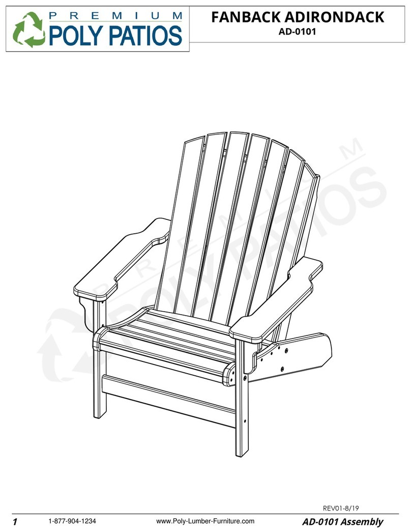 Premium Poly Patios AD-0101 Assembly instructions