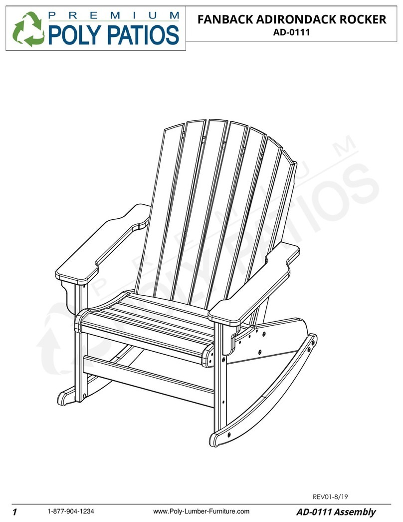Premium Poly Patios AD-0111 User manual