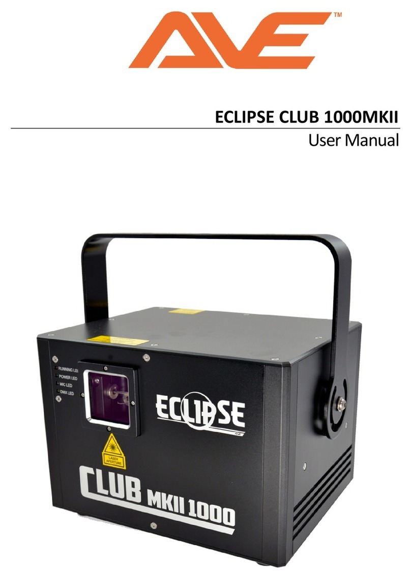 AVE ECLIPSE CLUB 1000MKII User manual