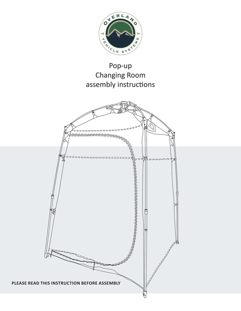 Overland Vehicle Systems Pop-up Assembly instructions