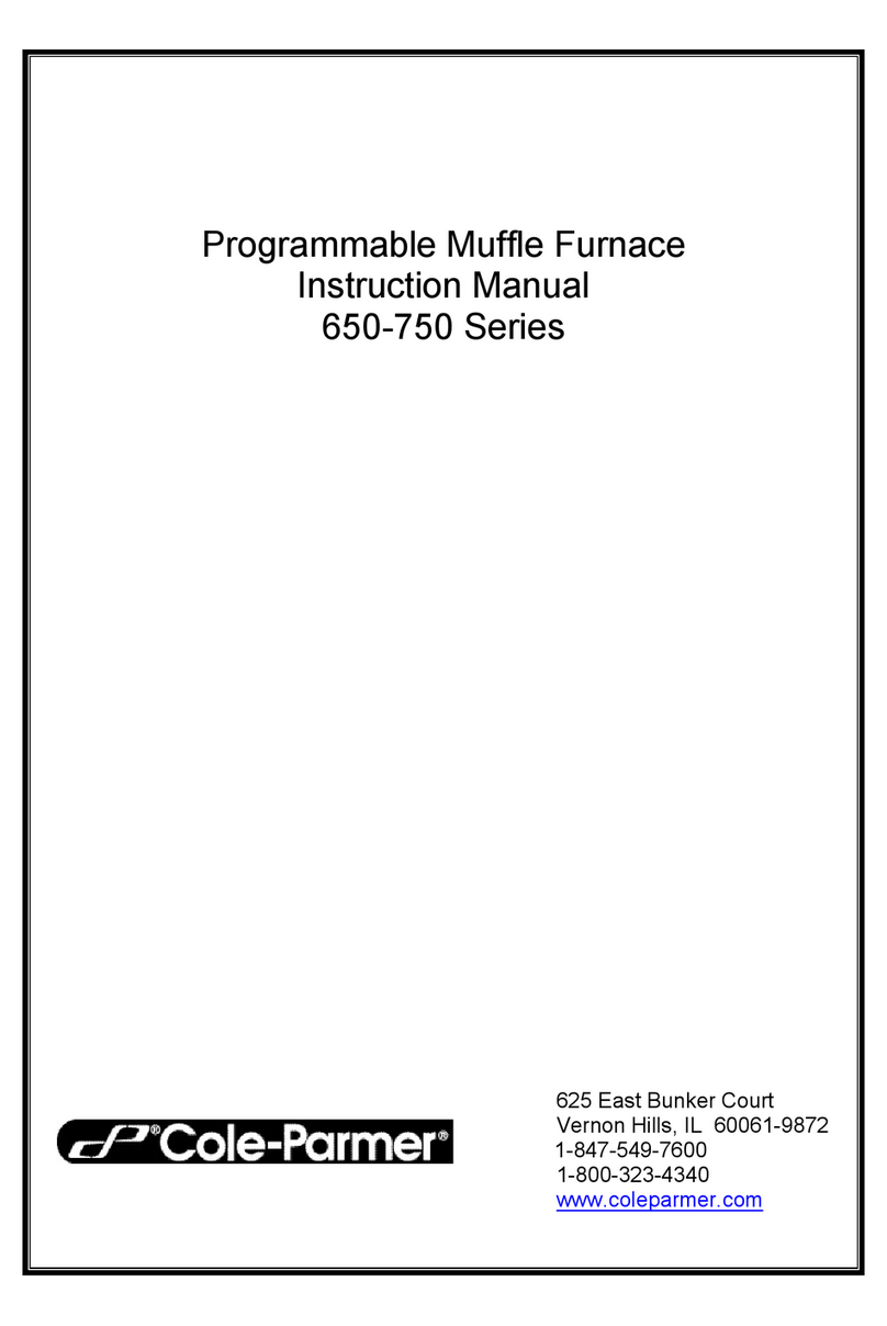 Cole Parmer 650 Series instruction manual