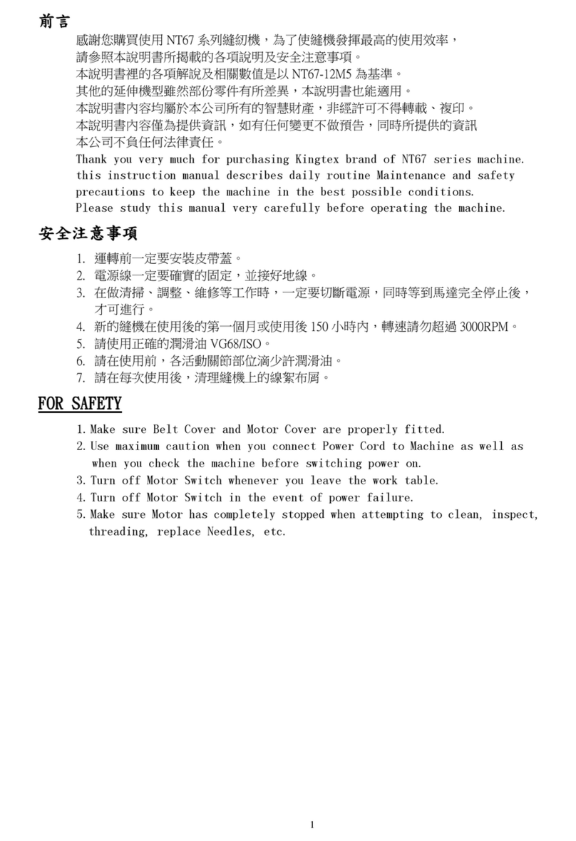 Kingtex NT67 User manual
