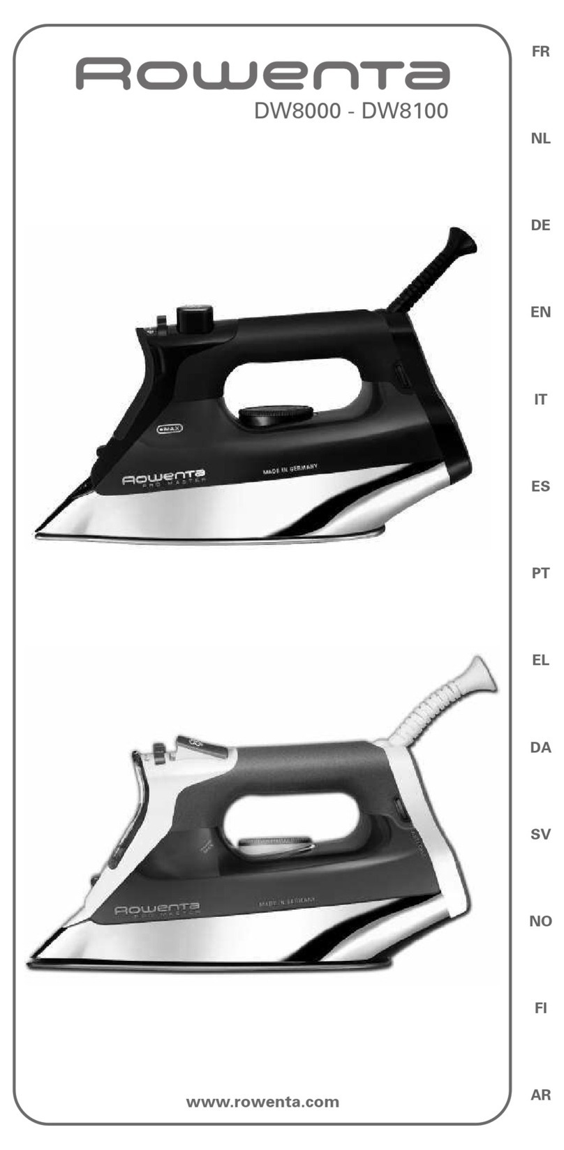 Rowenta DW8100s manual