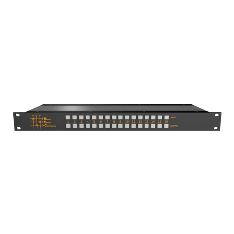 Matrix Switch Corporation MSC-XD1616L User manual