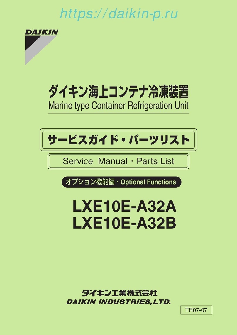 Daikin LXE10E-A32A Service manual and parts list
