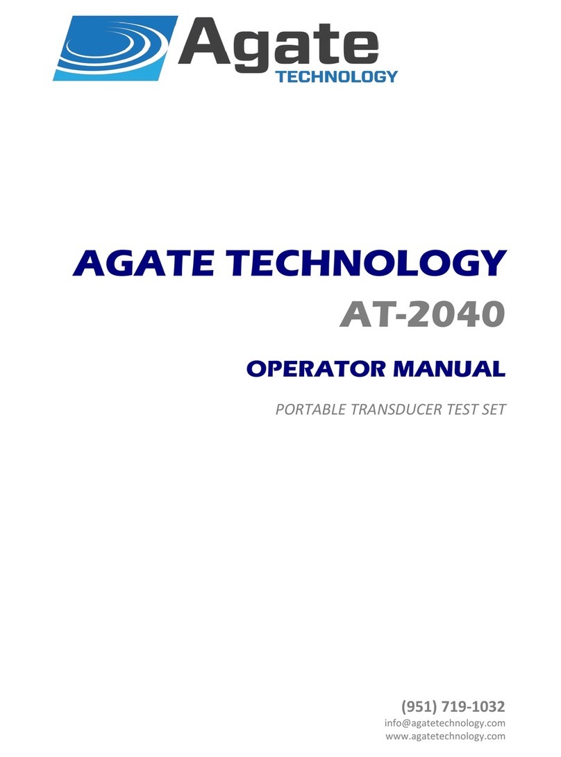 Agate AT-2040 Operator's manual