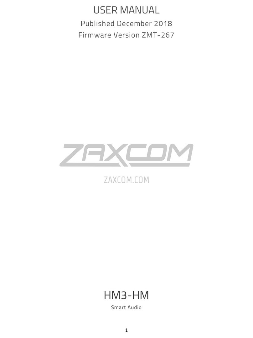 Zaxcom HM3-HM User manual