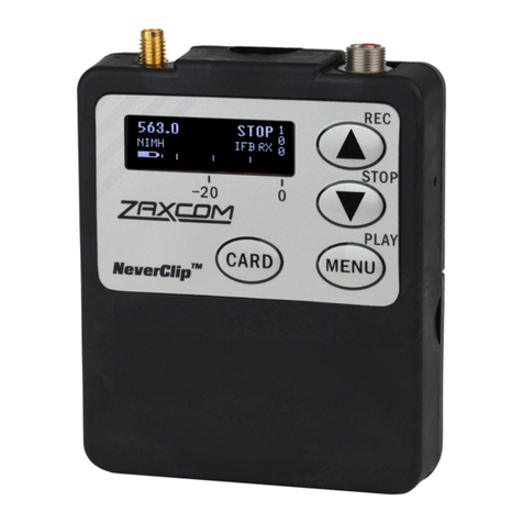 Zaxcom TRXLT3 User manual