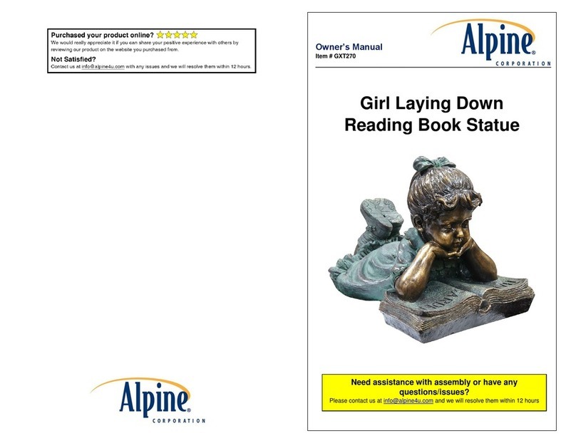 Alpine GXT270 owner's manual