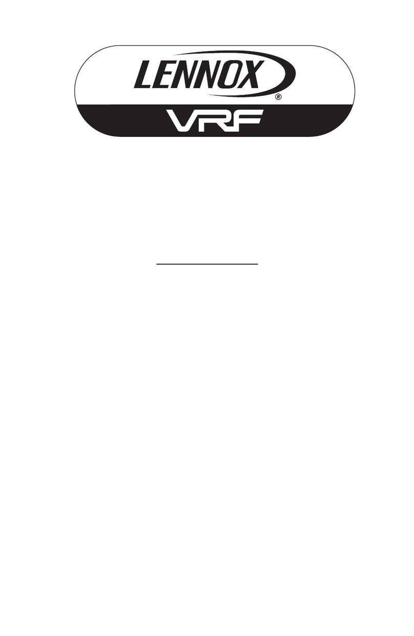 Lennox VRF VE8K007C432P User manual