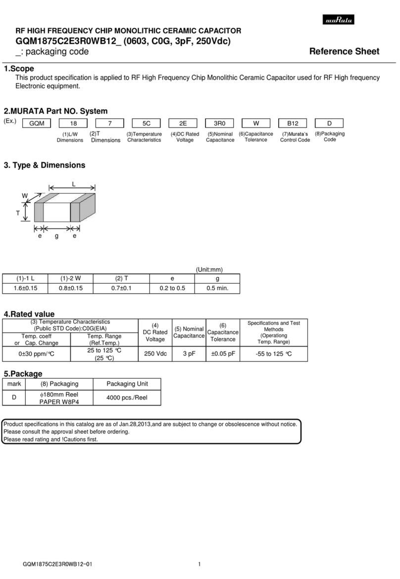 Murata GQM1875C2E3R0WB12 Series User manual Murata GQM1875C2E3R0WB12 Series User manual