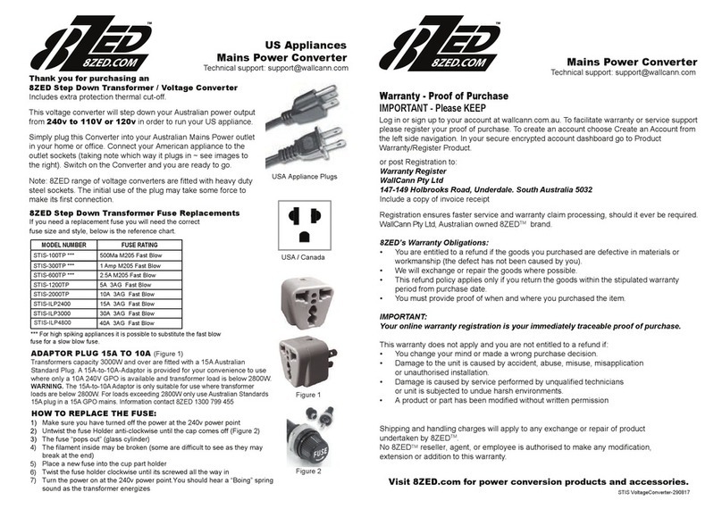 8Zed STIS-100TP quick start guide