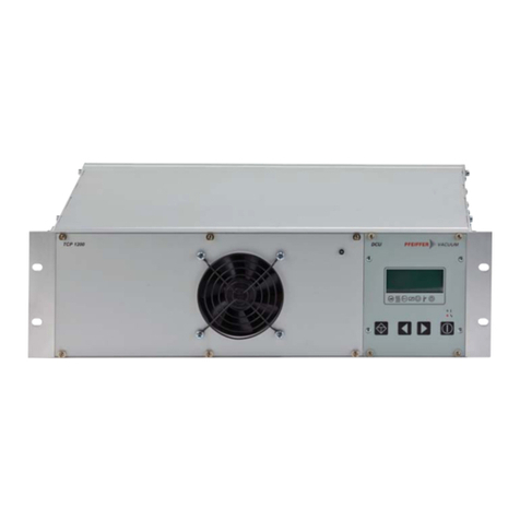 Pfeiffer Vacuum TCP 1200 operating instructions