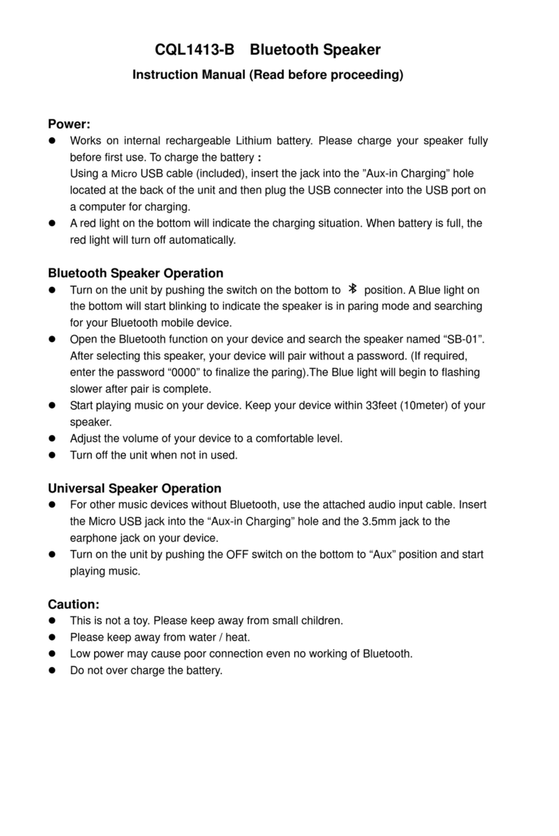 Altec CQL1413-B User manual