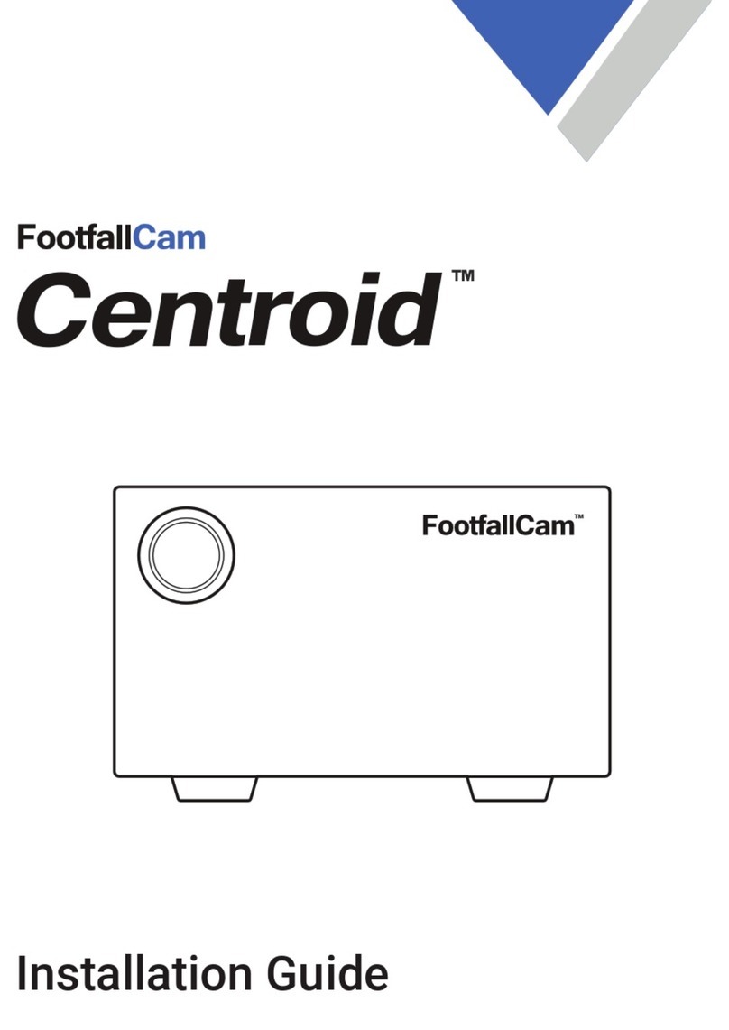 FootfallCam Centroid installation guide FootfallCam Centroid installation guide