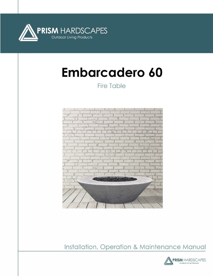 Prism Hardscapes Embarcadero 60 Installation, operation & maintenance manual