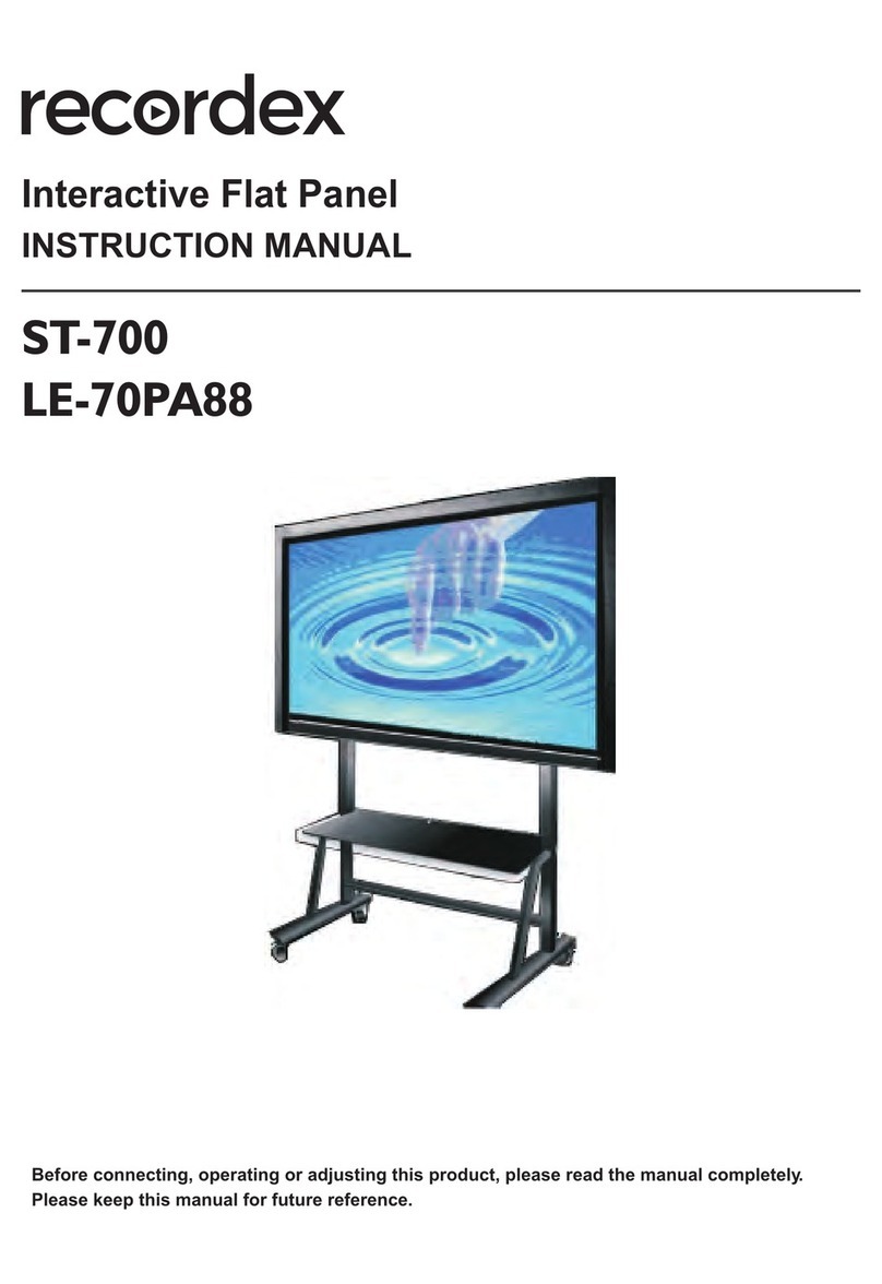 Recordex LE-70PA88 User manual