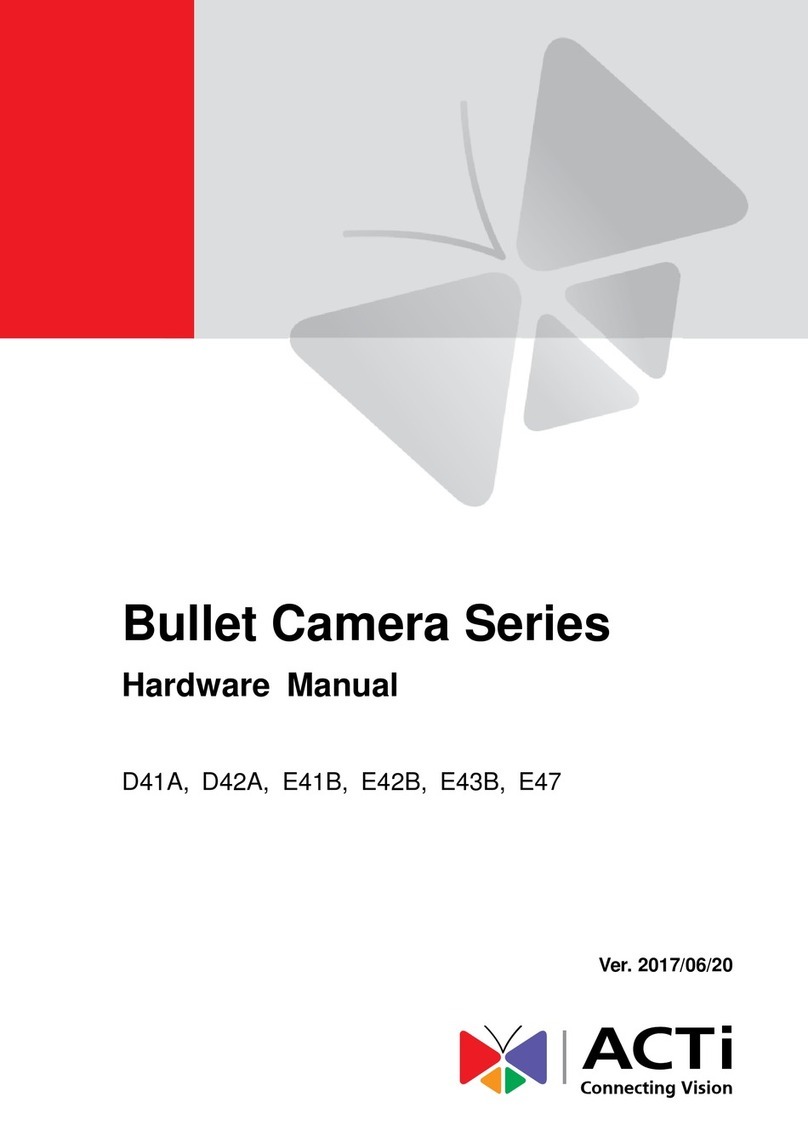 ACTi E41B User manual