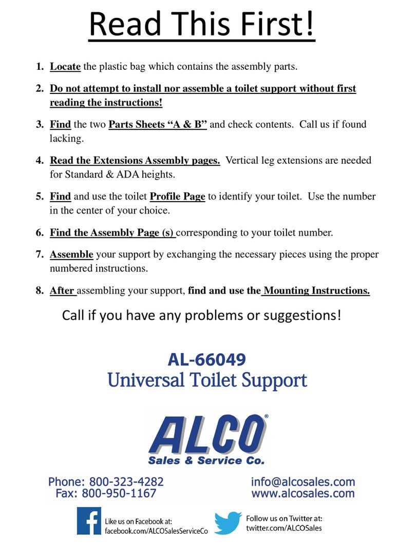 ALCO AL-66049 Assembly instructions