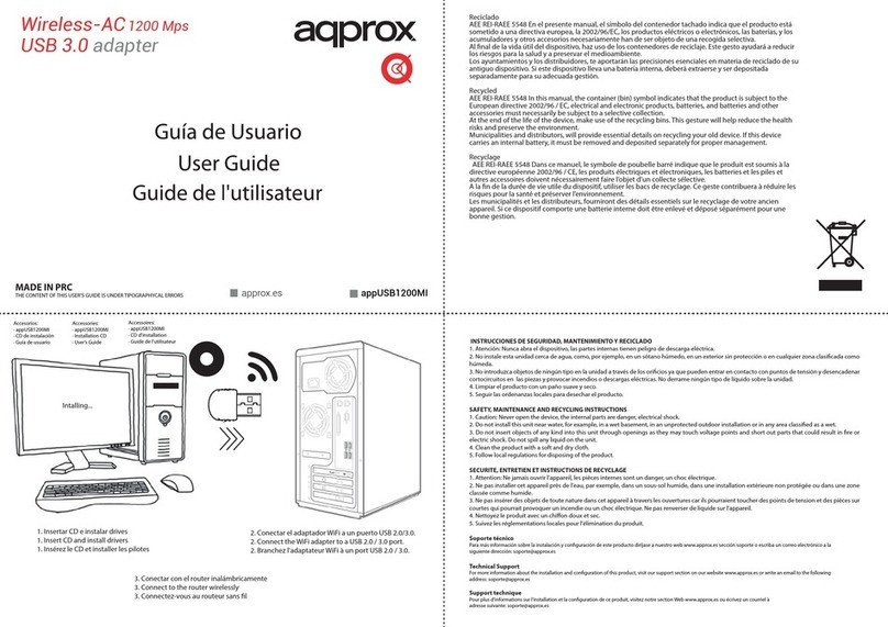 Approx appUSB1200MI User manual