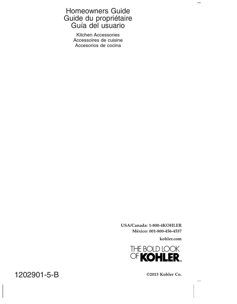 Kohler 1202901-5-B Assembly instructions Kohler 1202901-5-B Assembly instructions