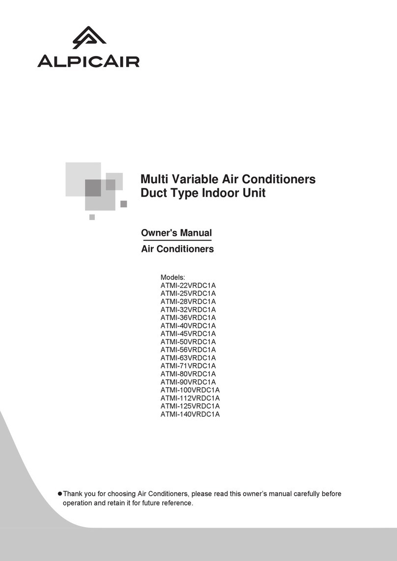 Alpic Air ATMI-22VRDC1A User manual