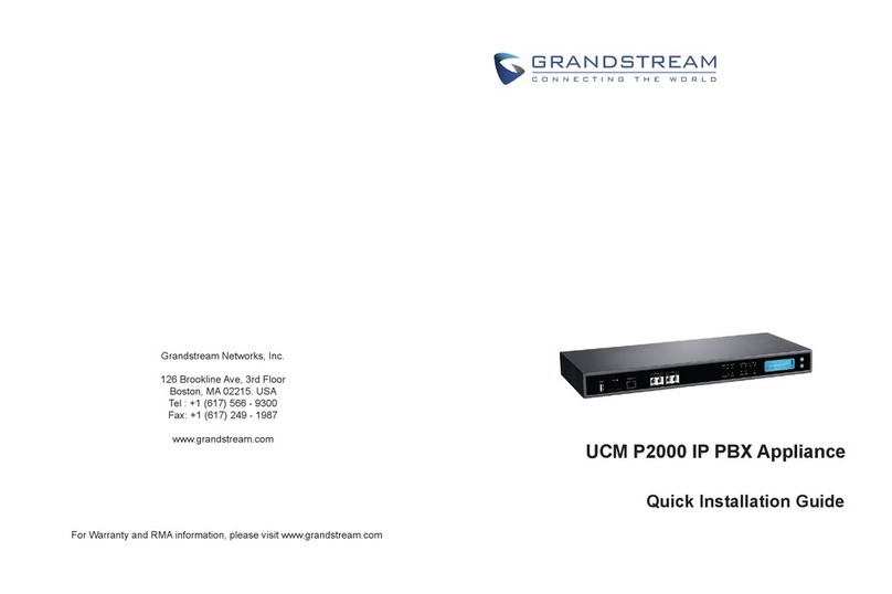 Grandstream Networks UCM P2000 User manual