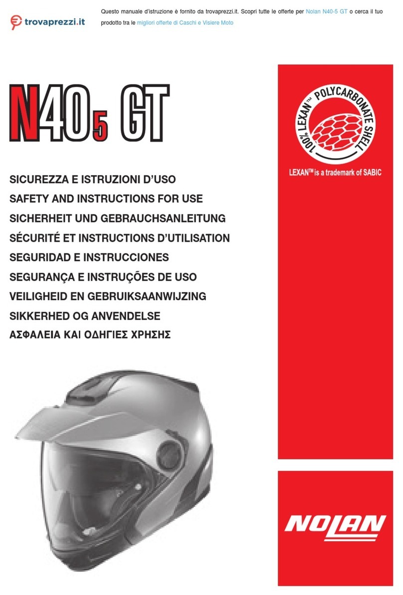 Nolan N405 GT Installation instructions