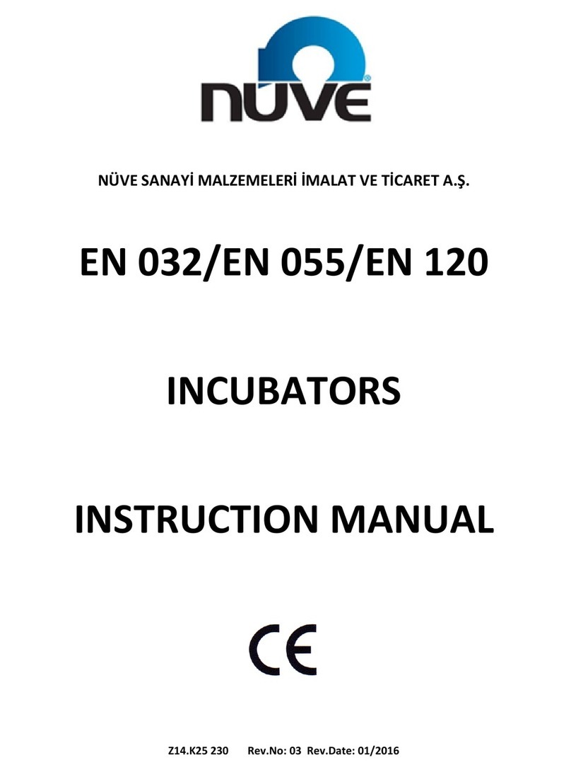 NUVE EN 032 instruction manual