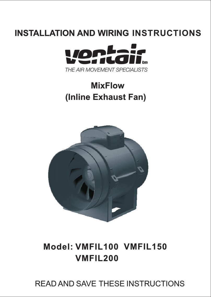 Ventair Mixflow Assembly instructions