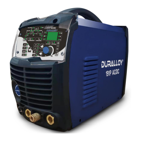 Duralloy TIG 191P AC/DC owner's manual