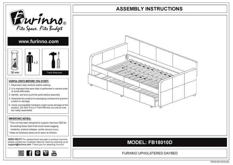 Furinno FB18010D Assembly instructions