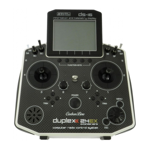 JETI model Duplex DS-16 User manual JETI model Duplex DS-16 User manual