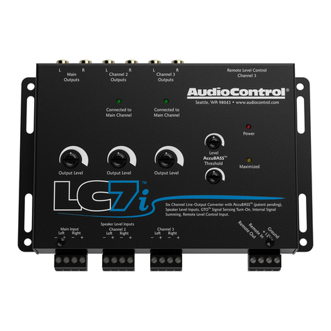 Audio Control LC7i User manual