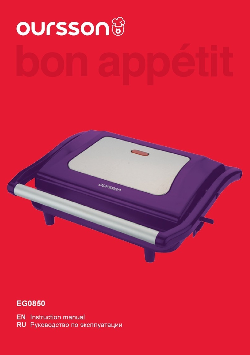 Oursson EG0850 instruction manual