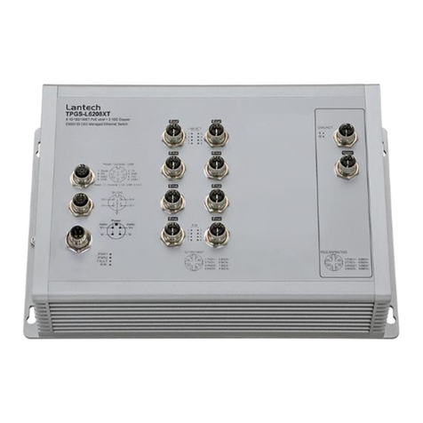 Lantech TPGS-L6208XT User manual Lantech TPGS-L6208XT User manual